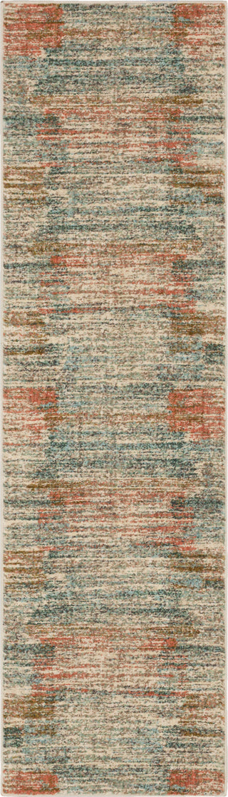 Karastan Enigma Horizon Clay Area Rug 2'4''x7'10'' Runner Image