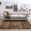Karastan Spice Market Infused Aquamarine Area Rug Room Scene Featured 