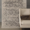 Karastan Axiom Inkle Dove Area Rug Room Scene Featured 