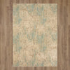 Karastan Vanguard by Drew and Jonathan Home Intrepid Jade Area Rug on Wood 