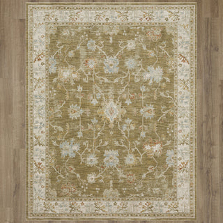 Karastan Adalia Iznik Brown Area Rug On Wood