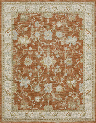 Karastan Adalia Iznik Rust Area Rug Main Image 7'10''x10'3'' Size