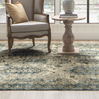 Karastan Marash Karamar Cream Area Rug Room Scene Featured 