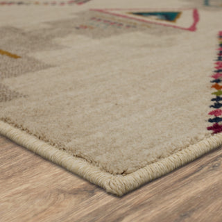 Karastan Meraki Karl Oyster Area Rug Corner 