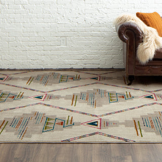 Karastan Meraki Karl Oyster Area Rug Room Scene 2 