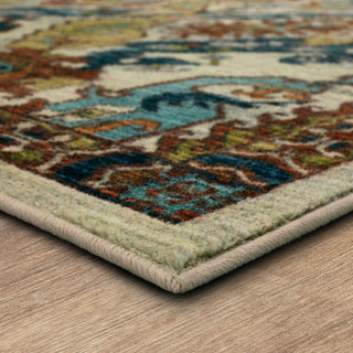 Karastan Kaleidoscope Keahi Multi Area Rug Corner 