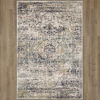 Karastan Soiree Keene Multi Area Rug on Wood 