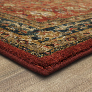 Karastan Spice Market Keralam Garnet Area Rug Corner 