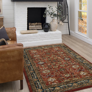 Karastan Spice Market Keralam Garnet Area Rug Room Scene Featured 