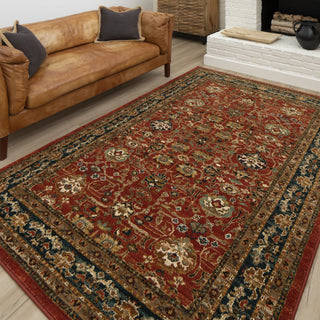 Karastan Spice Market Keralam Garnet Area Rug Room Scene 2 