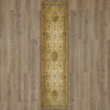 Karastan Antiquity Khor Gold Area Rug Runner on Wood 