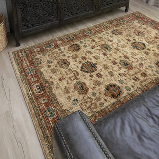 Karastan Spice Market Koyna Cream Area Rug Room Scene 3 