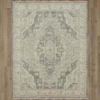 Karastan Adalia Kumra Dark Gray Area Rug On Wood 