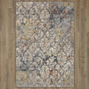 Karastan Soiree La Brea Grey Area Rug on Wood 