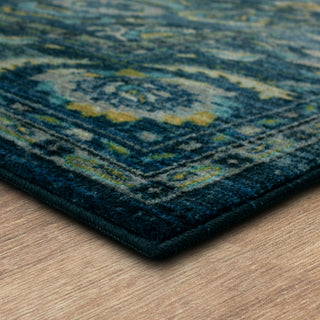 Karastan Kaleidoscope Legolas Blue Area Rug Corner