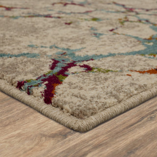 Karastan Meraki Libre Oyster Area Rug Corner 