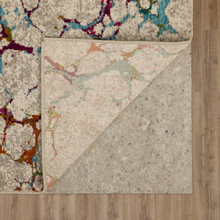 Karastan Meraki Libre Oyster Area Rug Backing 