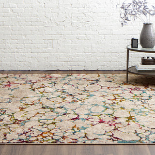 Karastan Meraki Libre Oyster Area Rug Room Scene 2 