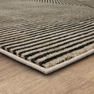 Karastan by (Series 3) Linea Onyx Area Rug Bobby Berk Lifestyle Image