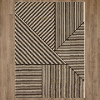 Karastan by (Series 3) Linea Onyx Area Rug Bobby Berk Main Image