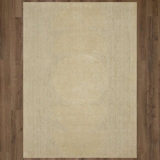 Karastan by (Series 2) Luna Cream Area Rug Bobby Berk on Wood