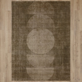 Karastan by (Series 2) Luna Flint Area Rug Bobby Berk on Wood