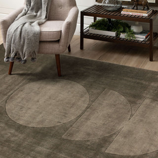 Karastan by (Series 2) Luna Flint Area Rug Bobby Berk Angle Room Scene 2