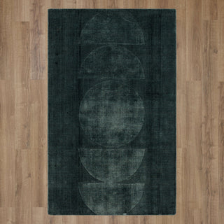 Karastan Bobby Berk (Series 2) Luna Twilight Area Rug on Wood 