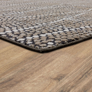 Karastan Rendition Lynx Frost Grey Area Rug by Stacy Garcia Corner 