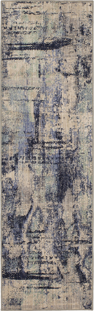 Karastan Axiom Lyric Indigo Area Rug 2'4''x7'10'' Runner 