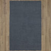 Karastan Malobar Shag Loop Blue Area Rug on Wood 