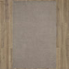 Karastan Malobar Shag Loop Greige Area Rug on Wood 