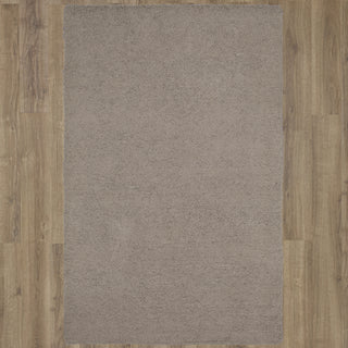 Karastan Malobar Shag Loop Greige Area Rug on Wood 