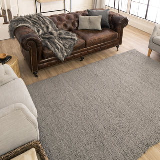 Karastan Malobar Shag Loop Grey Area Rug