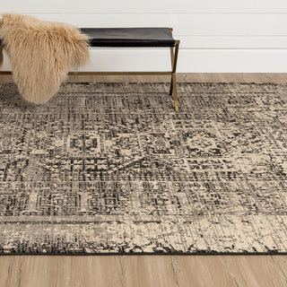 Karastan Estate Malvern Gray Area Rug Room Scene Featured