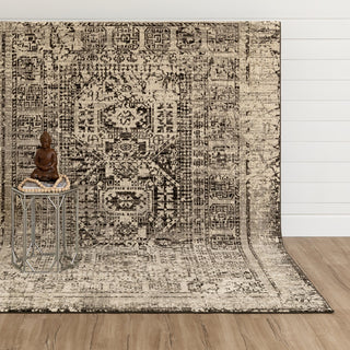 Karastan Estate Malvern Gray Area Rug Lifestyle Image Feature