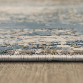 Karastan Tryst Marseille Blue Area Rug Pile 