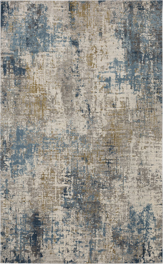 Karastan Tryst Marseille Blue Area Rug 5'x8' Size 