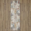 Karastan Tryst Marseille Multi Area Rug Runner on Wood 