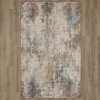 Karastan Tryst Marseille Multi Area Rug on Wood 