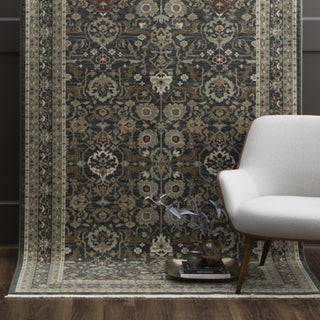 Karastan Titanium Masque Charcoal Area Rug Main Image Featured