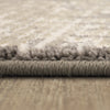 Karastan Soiree Matrix Grey Area Rug Binding 