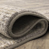 Karastan Soiree Matrix Grey Area Rug Curled 