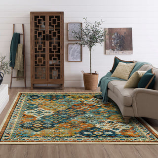 Karastan Kaleidoscope Mele Multi Area Rug Room Scene Featured