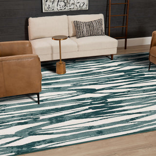 Karastan Rendition Mezzo Mallard Green Area Rug by Stacy Garcia Room Scene 2 