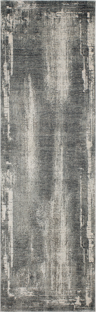 Karastan Tryst Milan Grey Area Rug 2'6''x8' Runner 