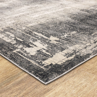 Karastan Tryst Milan Grey Area Rug Corner 