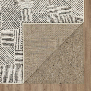 Karastan Vanguard by Drew and Jonathan Home Minoan Frost Grey Area Rug Back 