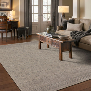 Karastan by (Series 1) Minuet Dim Grey Area Rug Bobby Berk Room Scene Featured