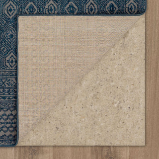 Karastan by (Series 1) Minuet Majolica Blue Area Rug Bobby Berk Back Image